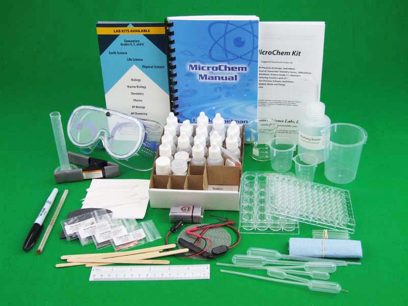 Set of Chemistry Lab Laboratory Supplies Equipment Homeschool Apologia Science 